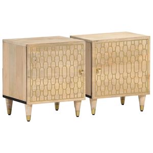 vidaXL 2 db t&ouml;m&ouml;r mang&oacute;fa &eacute;jjeliszekr&eacute;ny 40 x 33 x 46 cm
