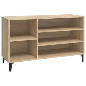 vidaXL sonoma t&ouml;lgy sz&iacute;nű szerelt fa cipőszekr&eacute;ny 102x36x60 cm