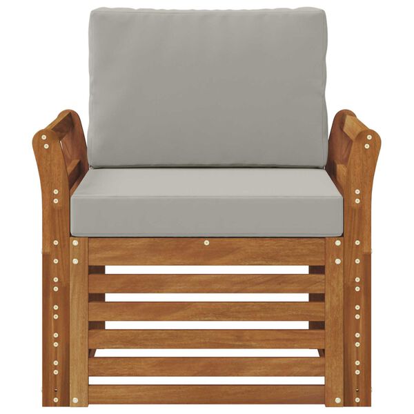 vidaXL K&uuml;lt&eacute;ri kanap&eacute; szett p&aacute;rn&aacute;val Term&eacute;szetes 75,5 x 63 x 73 cm