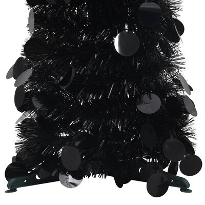 vidaXL fekete pop-up PET műkarácsonyfa 180 cm