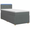 vidaXL Boxspring &aacute;gy matraccal S&ouml;t&eacute;tsz&uuml;rke 80 x 200 cm Sz&ouml;vet