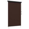 vidaXL Roletta Barna 80 x 250 cm Sz&ouml;vet &eacute;s Alum&iacute;nium