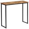 vidaXL &uacute;jrahasznos&iacute;tott t&ouml;m&ouml;r t&iacute;kfa konzolasztal 90 x 30 x 76 cm