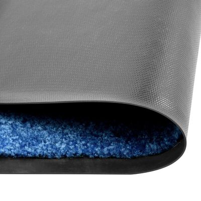 vidaXL kék kimosható lábtörlő 40 x 60 cm