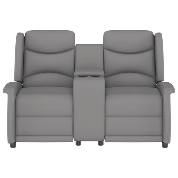 vidaXL 2 szem&eacute;lyes vil&aacute;gossz&uuml;rke massz&aacute;zsfotel poh&aacute;rtart&oacute;val