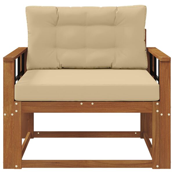 vidaXL K&uuml;lt&eacute;ri k&ouml;z&eacute;pső kanap&eacute; T&ouml;m&ouml;r Ak&aacute;cfa Term&eacute;szetes