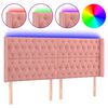 vidaXL r&oacute;zsasz&iacute;n b&aacute;rsony LED-es fejt&aacute;mla 183x16x118/128 cm