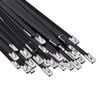 vidaXL K&aacute;bel k&ouml;t&eacute;l 250 db 4,6 x 250 mm Fekete