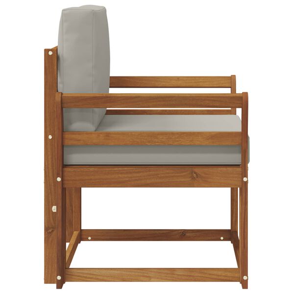 vidaXL K&uuml;lt&eacute;ri kanap&eacute; T&ouml;m&ouml;r ak&aacute;cfa &eacute;s poli&eacute;szter