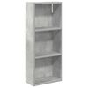 vidaXL F&uuml;rdőszobai faliszekr&eacute;ny Beton Sz&uuml;rke 30 x 14 x 70 cm