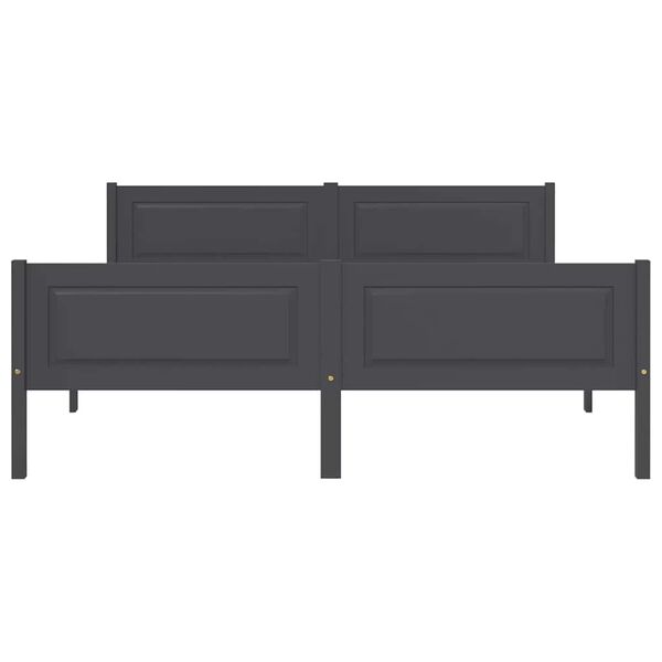 vidaXL tömör fenyőfa ágykeret 160 x 200 cm