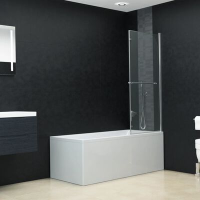 vidaXL ESG zuhanykabin 2-paneles összecsukható ajtóval 120 x 140 cm