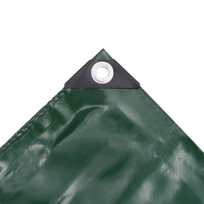 vidaXL zöld ponyva 650 g/m² 3,5 x 5 m