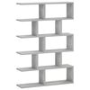 vidaXL Falpolc Betonsz&uuml;rke 70 x 17 x 101 cm Szerelt Fa