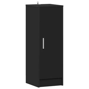 vidaXL Cipőtart&oacute;k 32 x 35 x 92 cm Fekete 6 rekesz cipőknek
