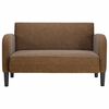 vidaXL barna műbőr loveseat kanap&eacute; 110 cm