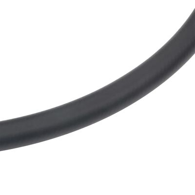 vidaXL fekete gumi és PVC hibrid légtömlő 0,6" 10 m