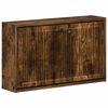 vidaXL Fali Cipőtart&oacute; EDE 71 x 17 x 43 cm Szerelt Fa F&uuml;st&ouml;s T&ouml;lgy