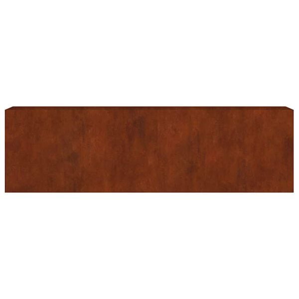 vidaXL corten ac&eacute;l kerti magas&aacute;gy&aacute;s 280x40x80 cm