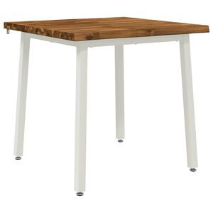 vidaXL 60 x 55 x 75 cm T&ouml;m&ouml;r Ak&aacute;cfa Term&eacute;szetes &eacute;s Feh&eacute;r N&eacute;gysz&ouml;gletes