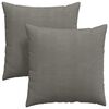 vidaXL Kanap&eacute; p&aacute;rn&aacute;k 2 pcs Vil&aacute;gossz&uuml;rke 80 x 80 cm B&aacute;rsonyos sz&ouml;vet