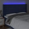 vidaXL k&eacute;k sz&ouml;vet LED-es fejt&aacute;mla 163x16x118/128 cm
