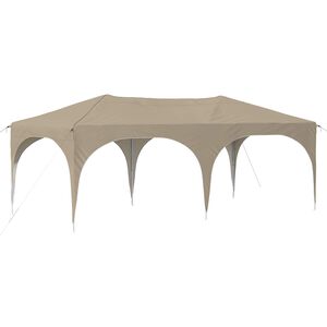 vidaXL Parti s&aacute;tor Kr&eacute;m 575 x 288 x 245 cm Oxford Sz&ouml;vet