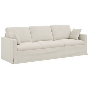 vidaXL Kanap&eacute; Kr&eacute;m 228 x 78 x 80 cm B&aacute;rsony