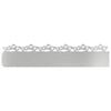 vidaXL Gyepszeg&eacute;lyek 30 db 103 x 0,05 x 22 cm Horganyzott Ac&eacute;l Ez&uuml;st