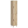 vidaXL Szekr&eacute;ny szett 2 pcs Sonoma T&ouml;lgy 33 x 34,5 x 89,5 cm