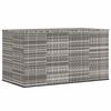 vidaXL sz&uuml;rke polyrattan kerti p&aacute;rnatart&oacute; doboz 194 x 100 x 103 cm