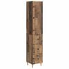 vidaXL Szekr&eacute;ny szett 2 pcs 33 x 34,5 x 90 cm Szerelt Fa