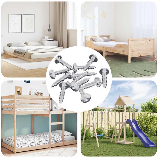 vidaXL &Ouml;nmenetes Sz&ouml;g 12 pcs Horganyzott 4 x 20 mm Ac&eacute;l