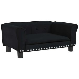 vidaXL fekete b&aacute;rsony kutya&aacute;gy 70 x 45 x 30 cm