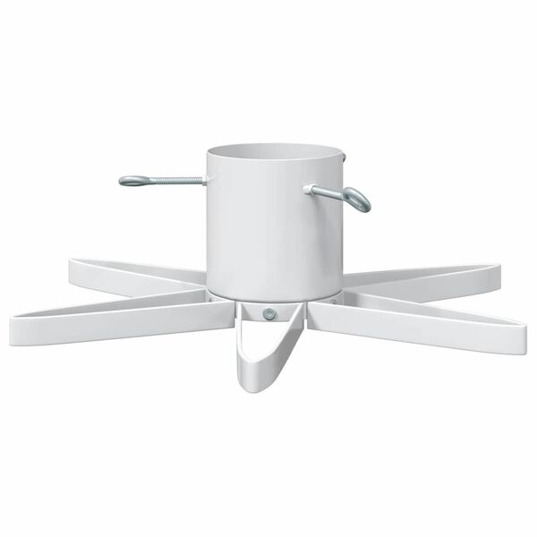 vidaXL Karácsonyfatalp 1.73 víztartállyal Fehér 49 x 49 x 15,5 cm Acél