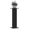 vidaXL 2 db fekete szerelt fa n&ouml;v&eacute;nytart&oacute; &aacute;llv&aacute;ny 30 x 30 x 95 cm