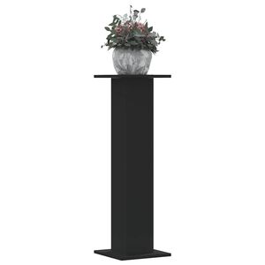 vidaXL 2 db fekete szerelt fa n&ouml;v&eacute;nytart&oacute; &aacute;llv&aacute;ny 30 x 30 x 95 cm