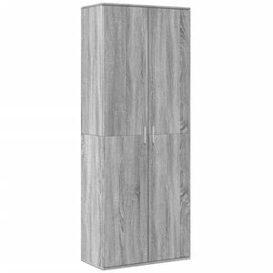 vidaXL sz&uuml;rke sonoma sz&iacute;nű szerelt fa magasszekr&eacute;ny 70 x 35 x 180