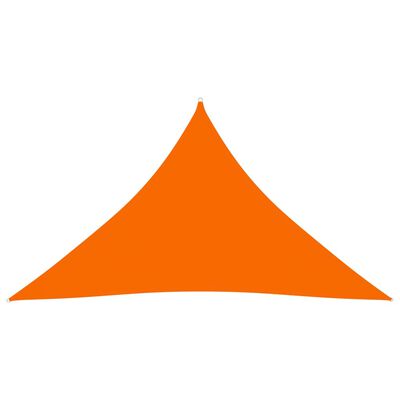 vidaXL narnacssárga háromszög alakú oxford-szövet napvitorla 4x4x5,8 m