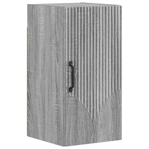 vidaXL F&uuml;rdőszobai faliszekr&eacute;ny HOORN Sz&uuml;rke Sonoma 30 x 31 x 59 cm