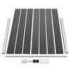 vidaXL fekete WPC ker&iacute;t&eacute;spanelszett 699 x 146 cm
