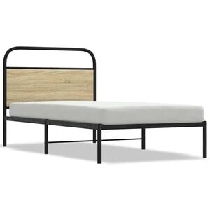 vidaXL &aacute;gykeret matrac n&eacute;lk&uuml;l 100x200 cm sonoma t&ouml;lgyfa műfa