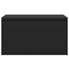 vidaXL fekete szerelt fa előszoba pad 80 x 40 x 45 cm