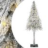 vidaXL Kar&aacute;csonyfa 150 LED-del &aacute;llv&aacute;nnyal Feh&eacute;r 120 cm PE &eacute;s Ac&eacute;l