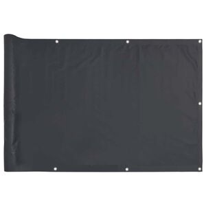 vidaXL antracitsz&uuml;rke PVC bel&aacute;t&aacute;s elleni erk&eacute;lyparav&aacute;n 300x75 cm