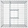 vidaXL Gabion emelt &aacute;gy Ez&uuml;st 60 x 60 x 55 cm Horganyzott ac&eacute;l