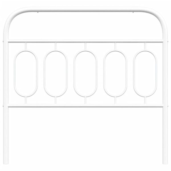 vidaXL fehér fém fejtámla 100 cm