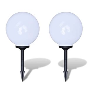 vidaXL 2 db k&uuml;lt&eacute;ri t&uuml;ske &ouml;sv&eacute;ny LED-es l&aacute;mpa 30 cm