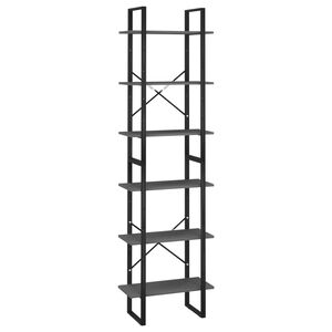 vidaXL 2 db sz&uuml;rke forg&aacute;cslap t&aacute;rol&oacute;polc 60 x 30 x 210 cm