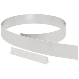 vidaXL Fűszeg&eacute;lyez&eacute;s Ez&uuml;st 450 x 0,05 x 10 cm Rozsdamentes ac&eacute;l